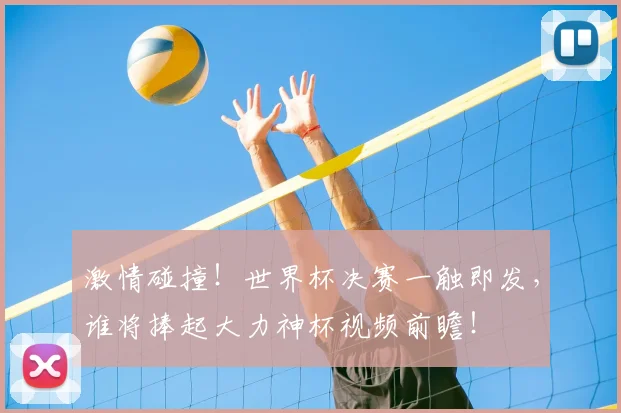 激情碰撞!世界杯决赛一触即发,谁将捧起大力神杯视频前瞻!